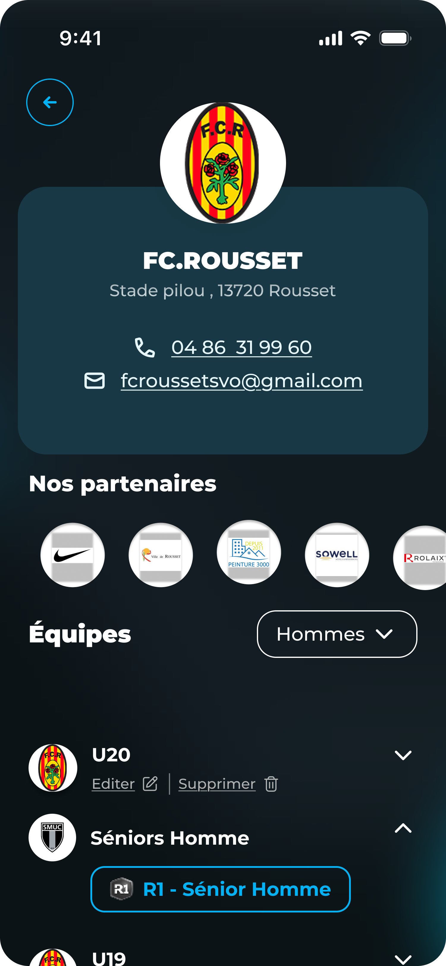 Fiche club