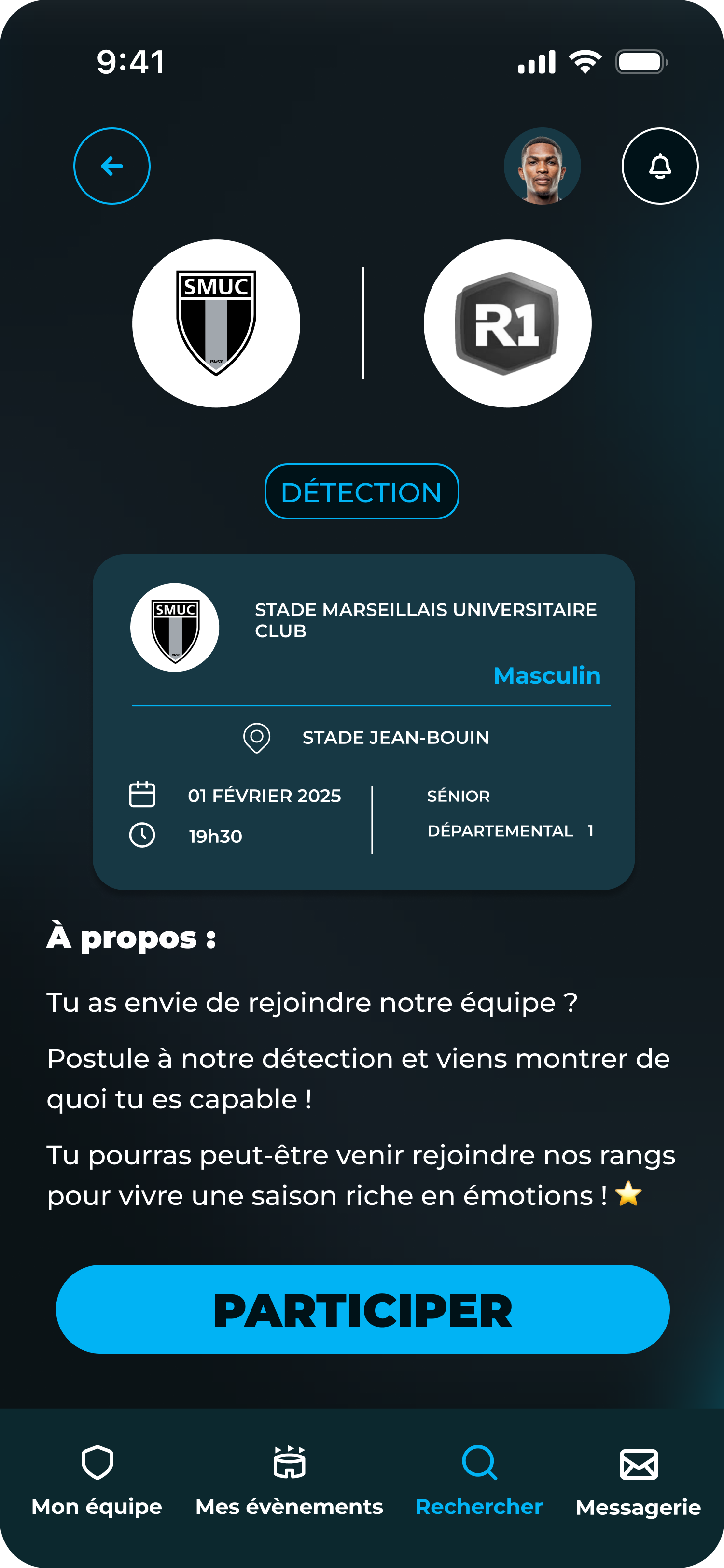 Fiche événement