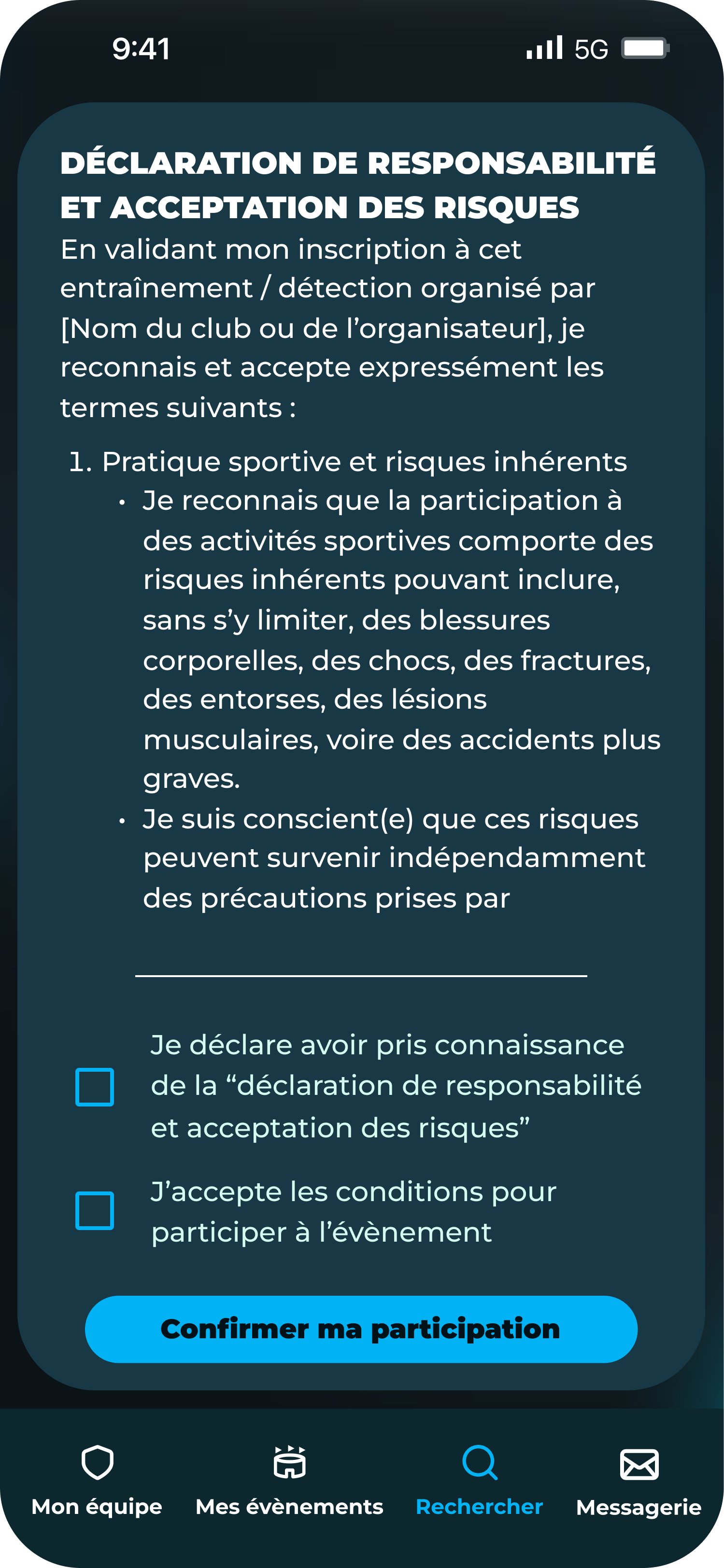 Déclaration