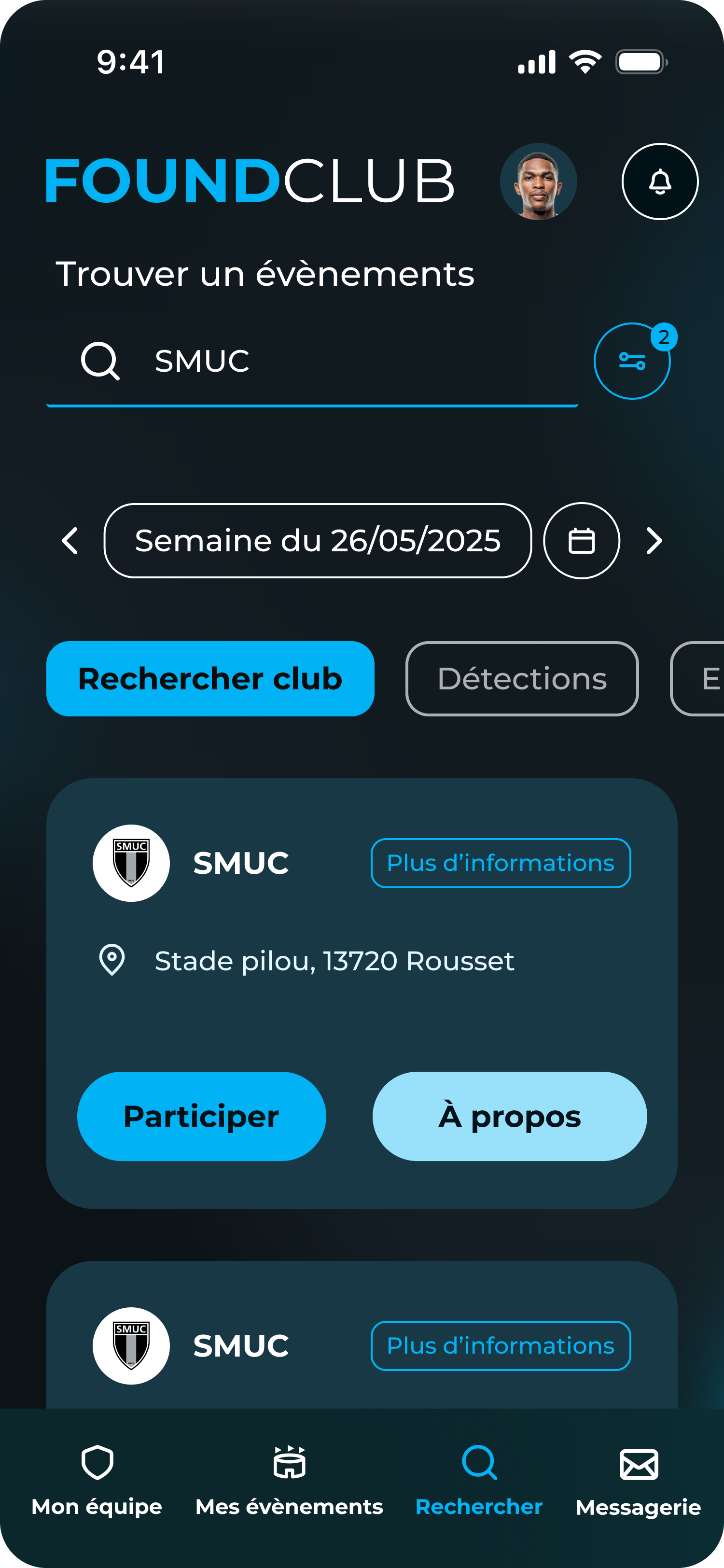 Liste recherche