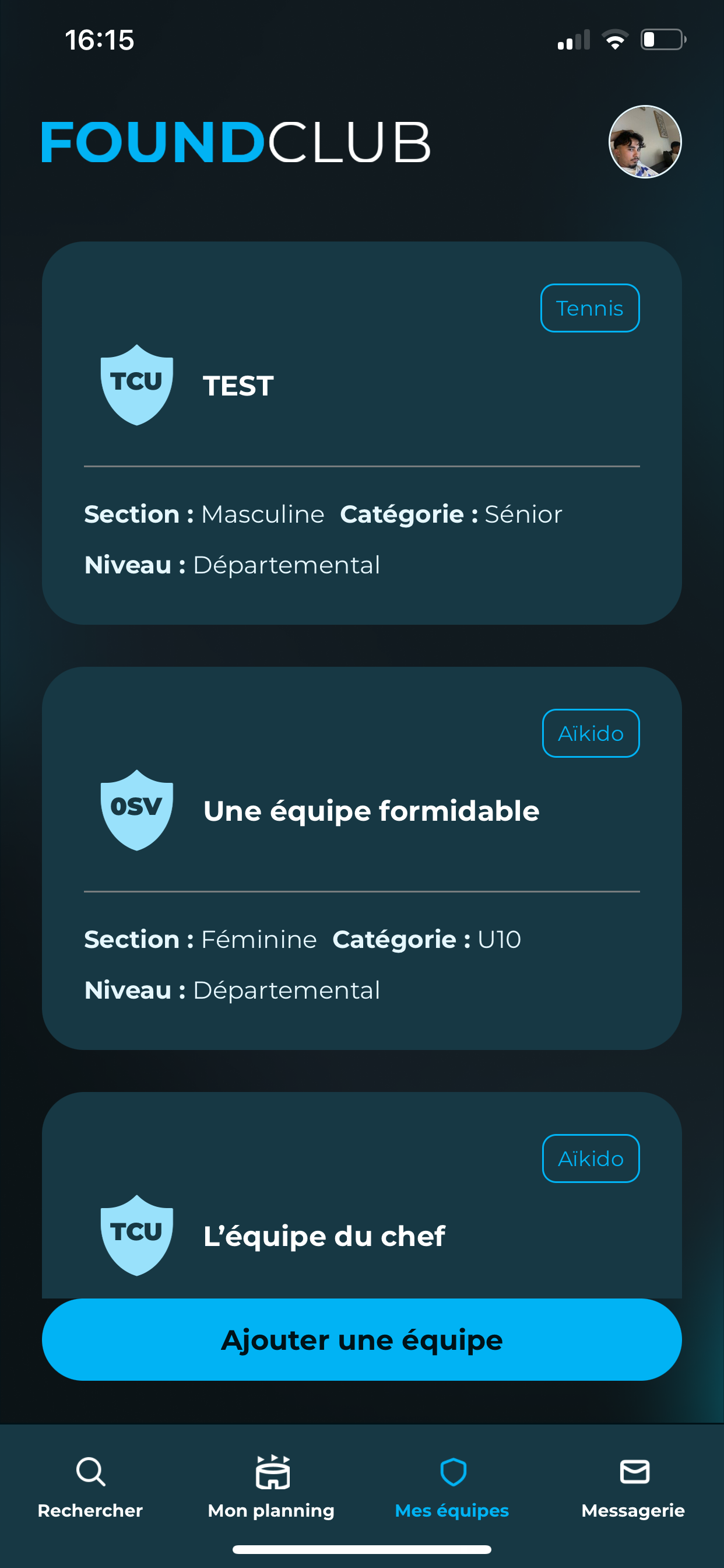 Équipes